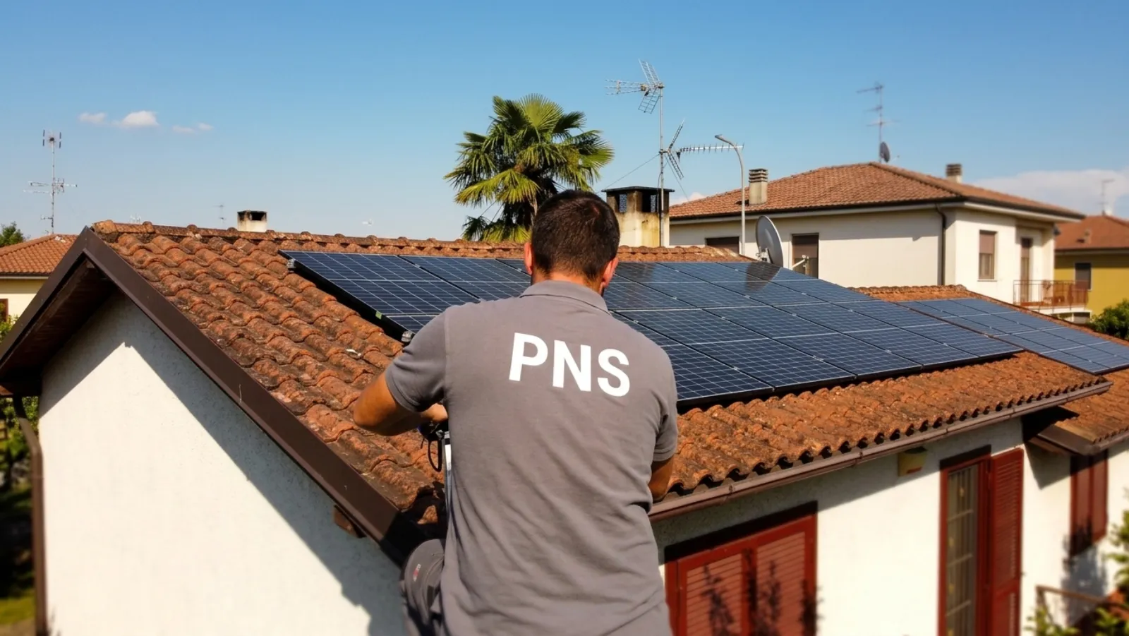 Entretien de panneaux solaires